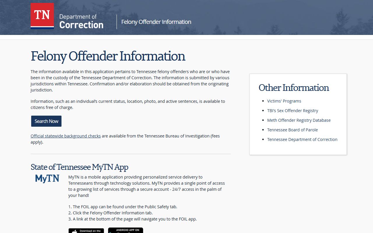 Grundy County arrest records and court charges Tennessee FOIL lookup