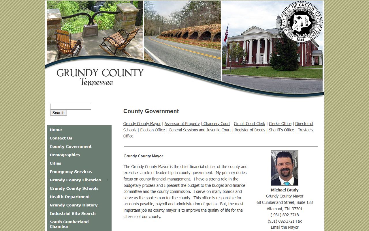 Grundy County court records officials directory