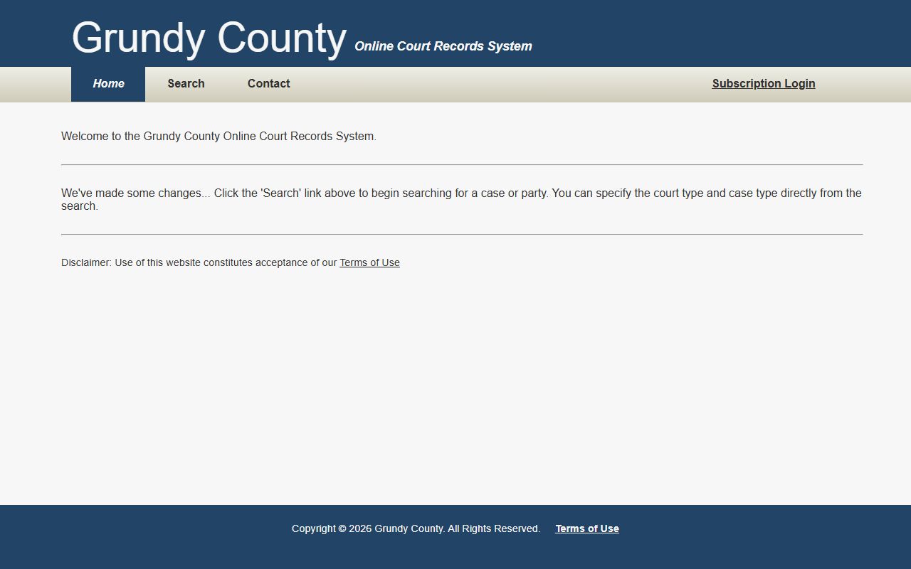 Grundy County court records online portal